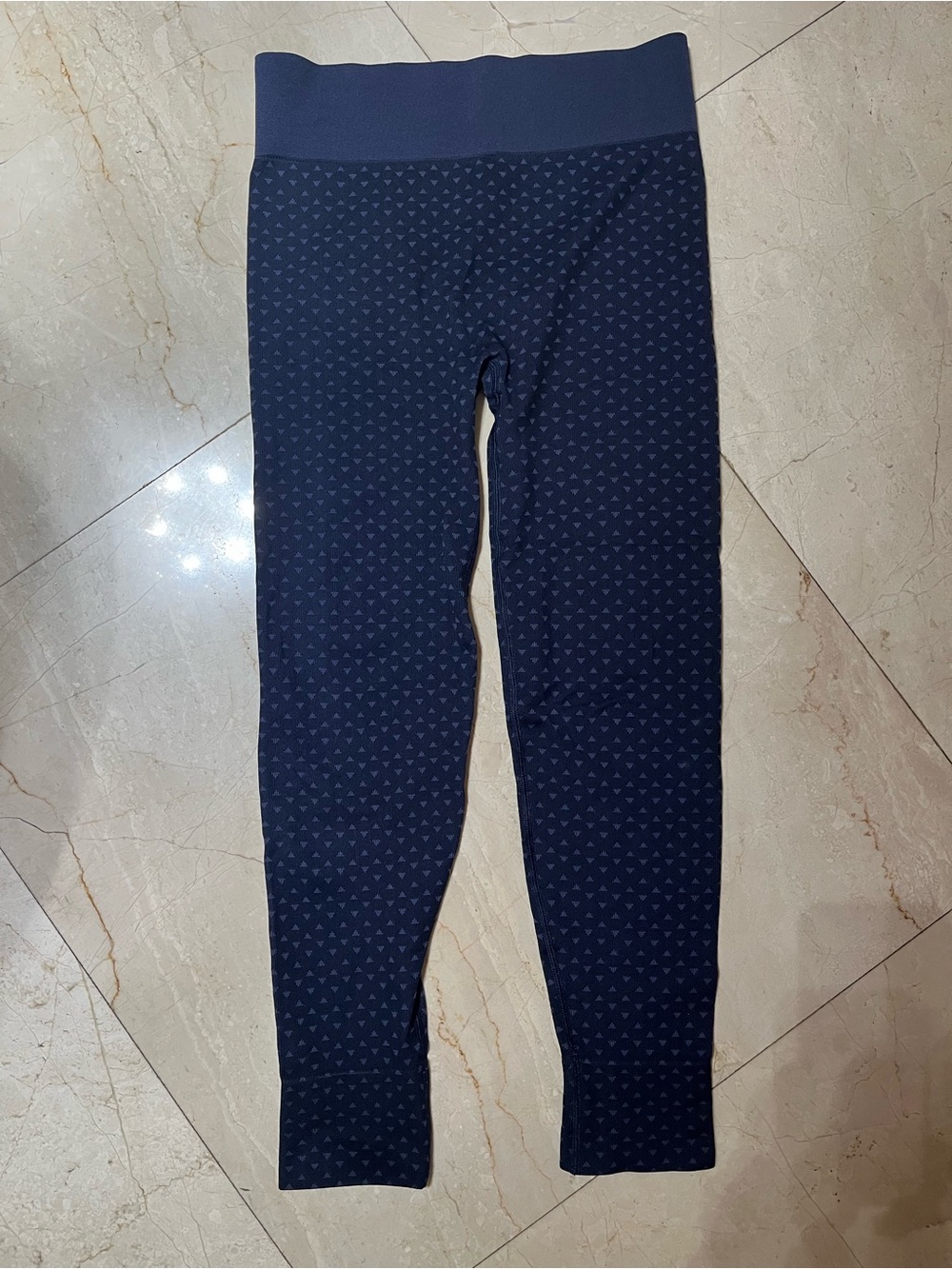 Victoria's Secret Navy Heart-Print Kids Leggings